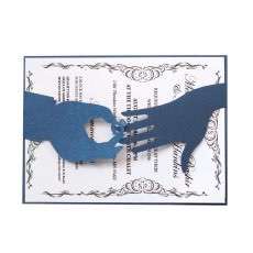 Marriage Invitation Card Laser Cut Diamond Ring Invitation Wedding Invitation Card